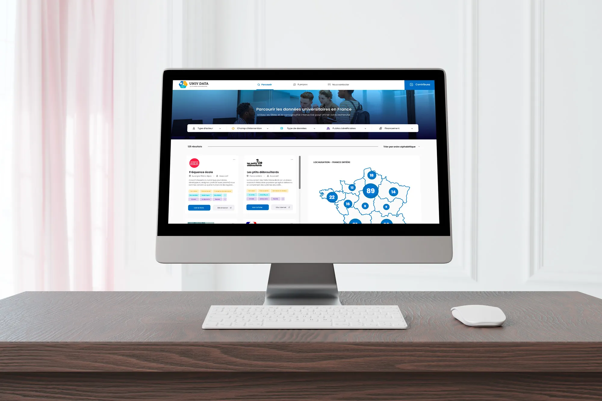 Cartographie interactive innovante pour le centre de recherche universitaire | 10h11