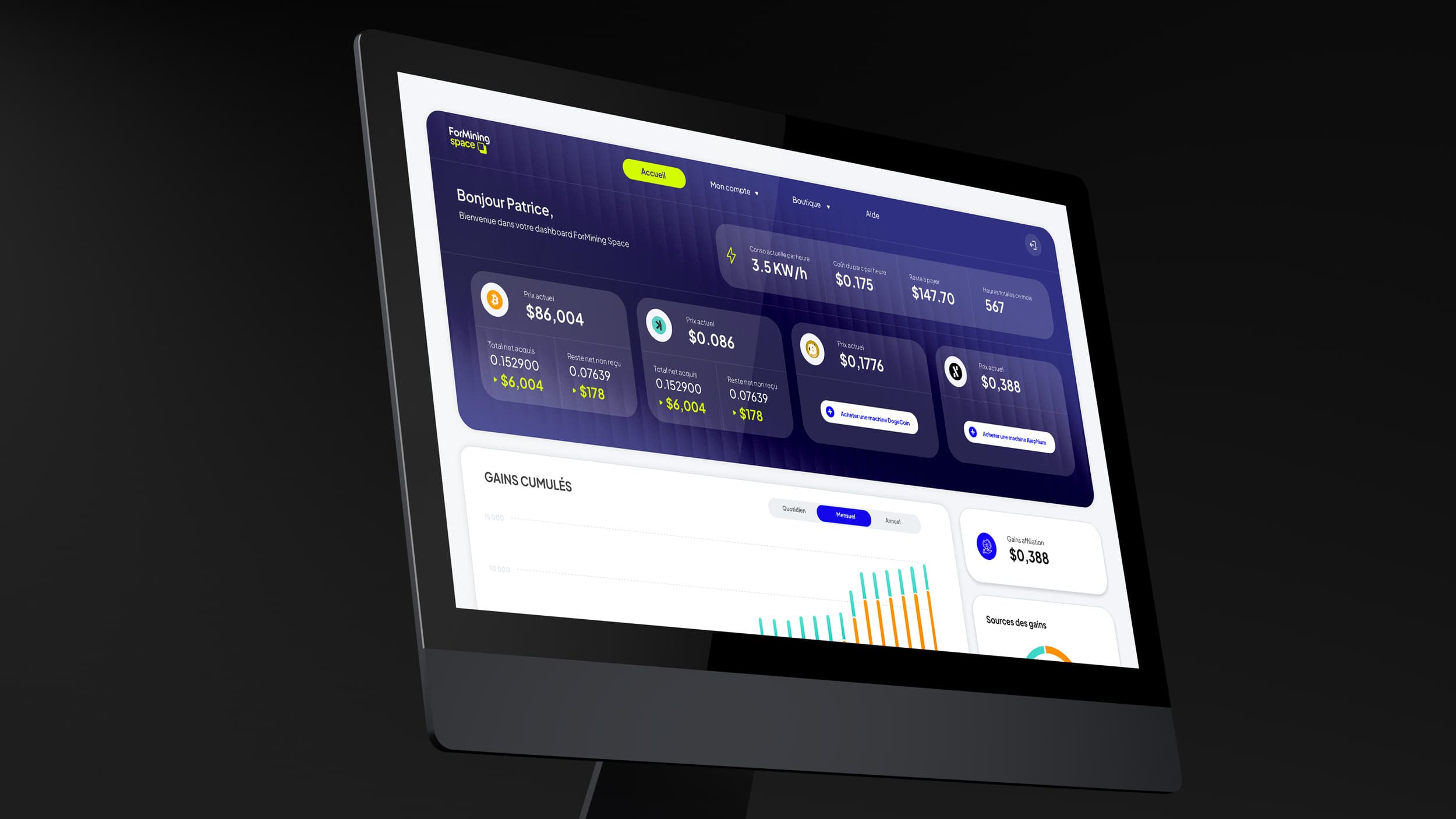 Technologie minière sur mesure pour la nouvelle ère cryptographique | ForMining Space